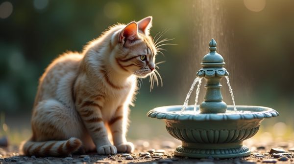 Hydratation du chat : pourquoi la fontaine change tout
