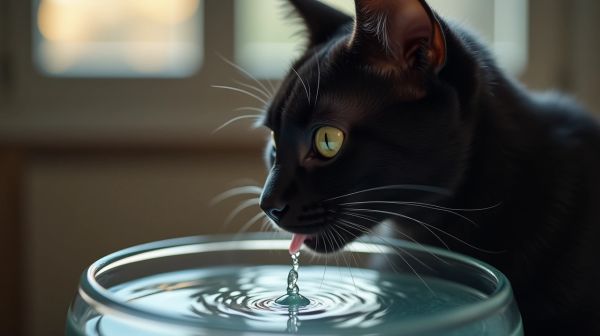 Hydratation du chat : pourquoi la fontaine change tout