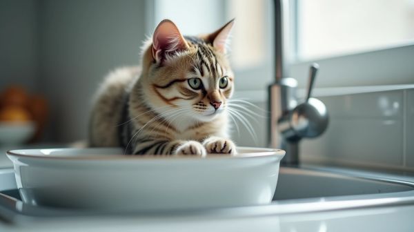 Pourquoi votre chat boit dans le lavabo plutôt que dans sa gamelle