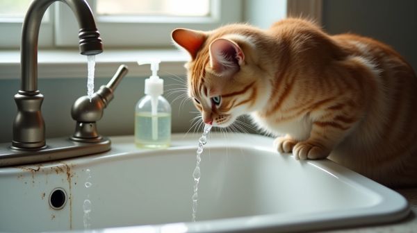 Pourquoi votre chat boit dans le lavabo plutôt que dans sa gamelle